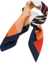 We Love Ties - Sjaal oranje gestreept