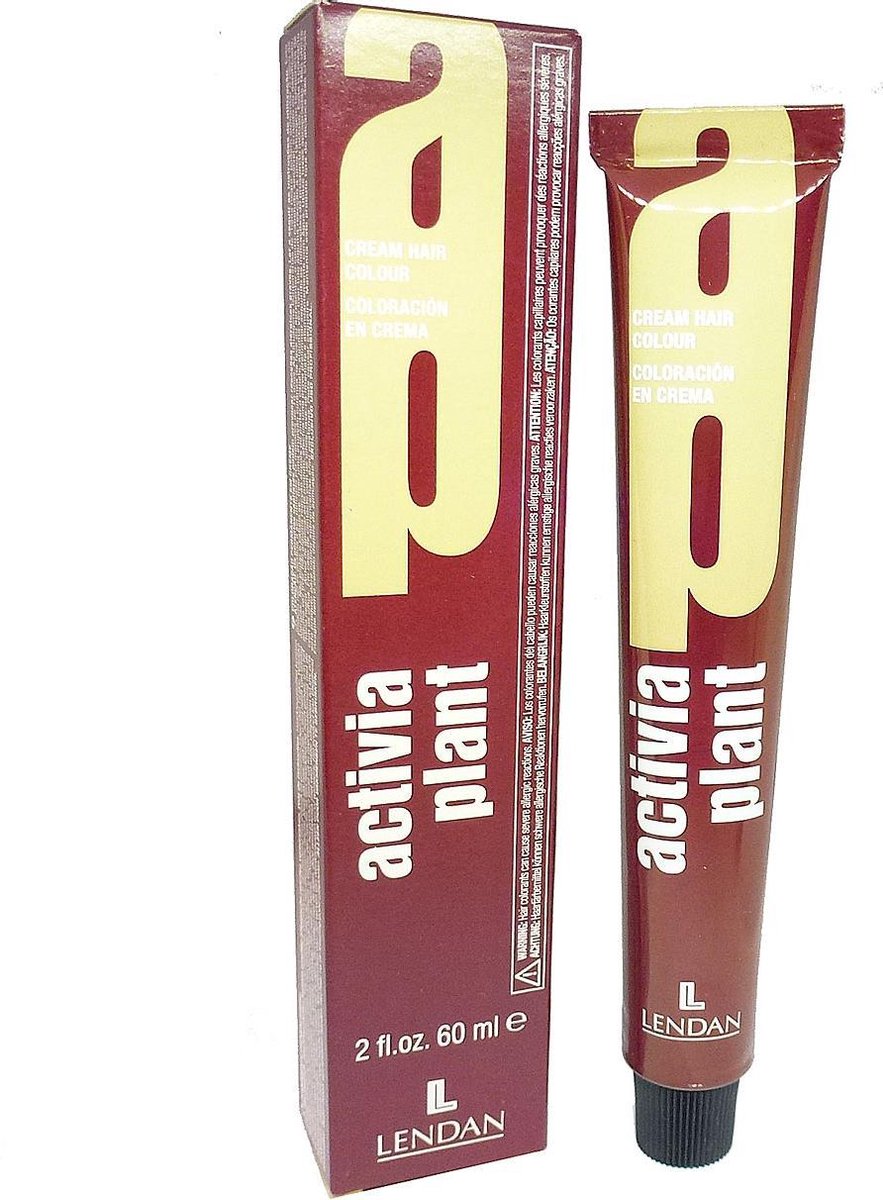 Lendan Activia Plant Coloration 60ml Haarkleur Crème Verzorging Permanente Styling - 05/66 Light Chocolate Brown