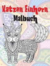 Katzen Einhorn - Malbuch