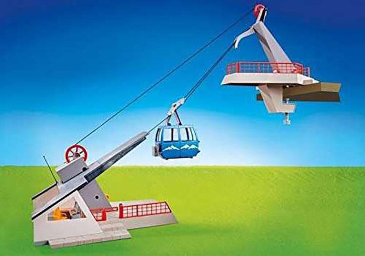 Playmobil 9830 kabelbaan met bergstation | bol.com