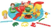 Speelgoed klei - Play-doh - Klei - Kleicaroussel - 5 potjes klei - 25 delig - XL klei set