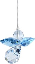 Beschermengel voor baby Kristal Swarovski blauw