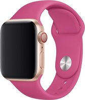 Sport band - dragon fruit - Geschikt voor Apple Watch  - 38mm en 40mm - ML - iwatch - Horlogeband Armband Polsband