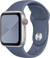 Sport band -  Alaska blauw - Geschikt voor Apple Watch  - 38mm en 40mm - ML - iwatch - Horlogeband Armband Polsband