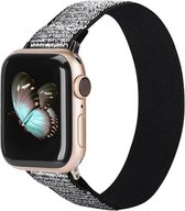Nylon band - zilver - Geschikt voor Apple Watch