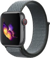 Nylon sport loop band - storm grijs - Geschikt voor Apple Watch