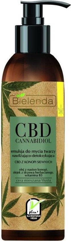 Foto: Bielenda cbd cannabidiol face wash emulsion moisturizing and detoxifying 150g