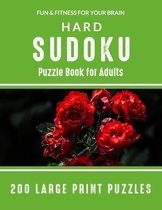 Hard Sudoku Puzzle Book for Adults