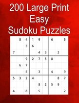 200 Large Print Easy Sudoku Puzzles