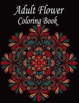 Adult Flower Coloring Book