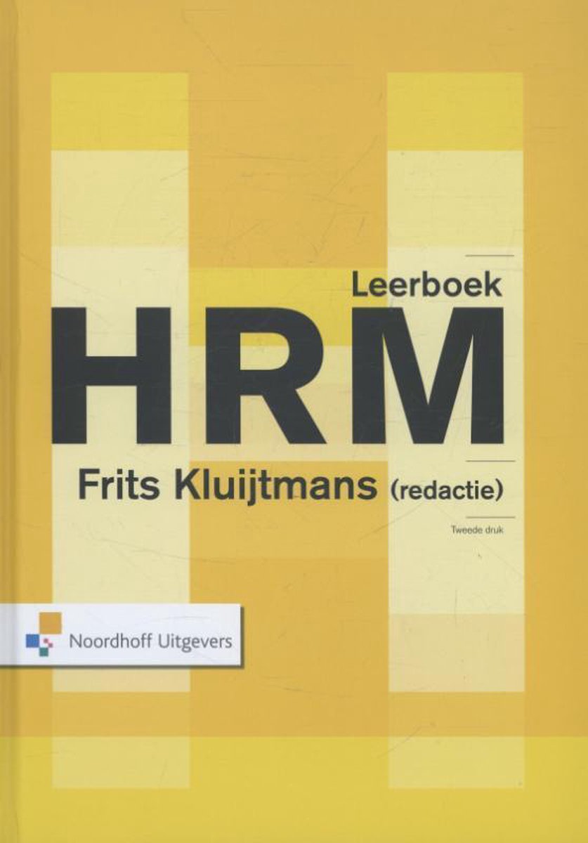 Samenvatting Leerboek HRM Frits Kluijtmans