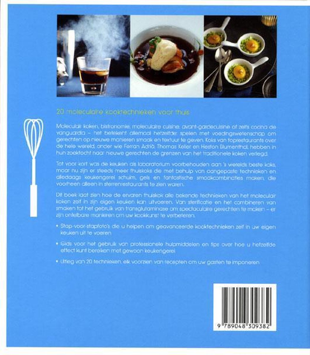 Moleculair koken - back cover