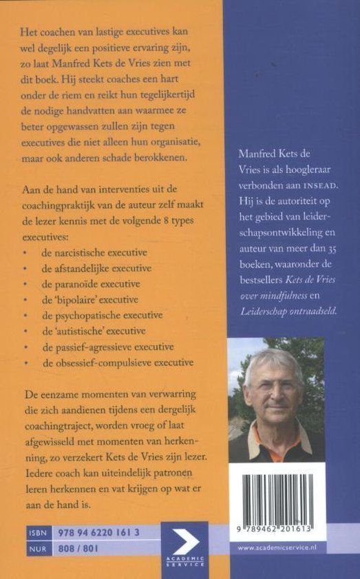 Kets de Vries over executive coaching