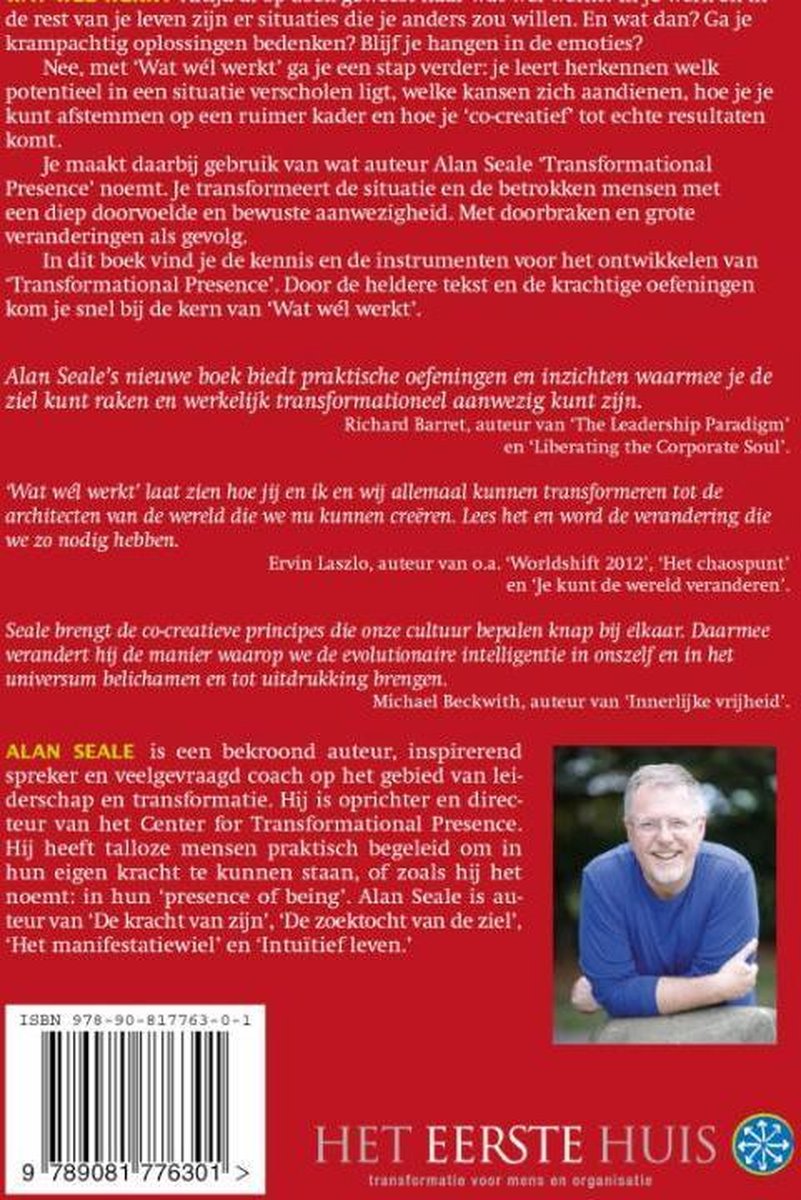 Wat wel werkt - back cover