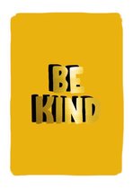 Card Be kind, per 5 stuks