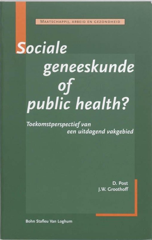Sociale Geneeskunde of Public Health - cover