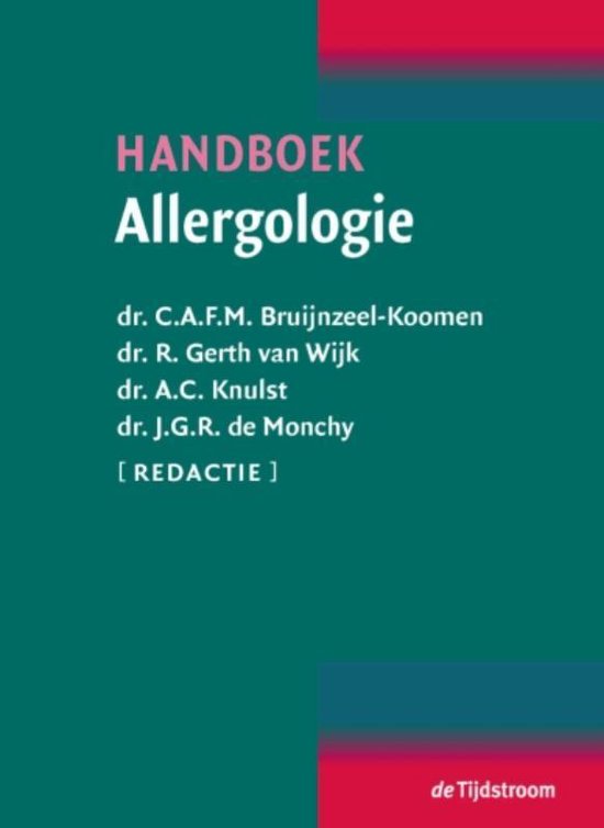 Cover van het boek 'Handboek allergologie / druk 1'