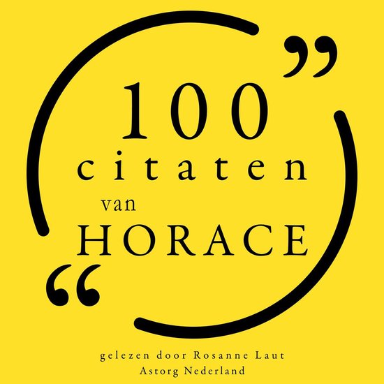 100 citaten van Horace - cover
