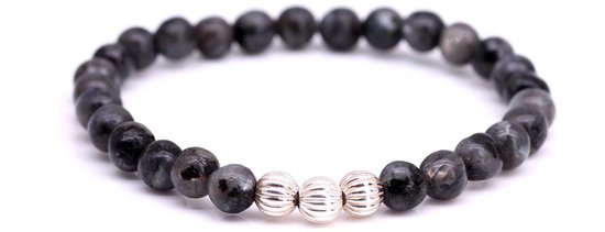 Natuursteen Heren Armband Viking Blue Tigereye - Dragon Bracelets