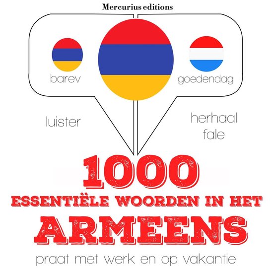 1000 essentiële woorden in het Armeens - cover