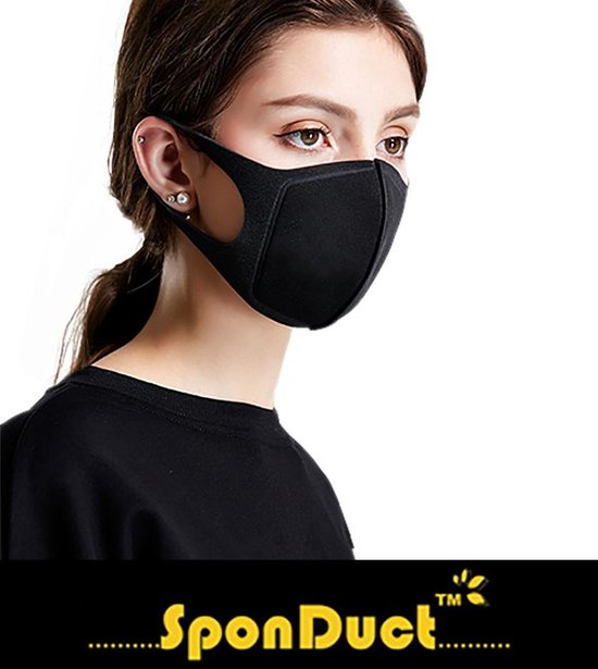 SponDuct® 3D Fashion Mask-Mondmasker-OV-Mondkapje-Mond Maskers-Wasbaar - SponDuct®