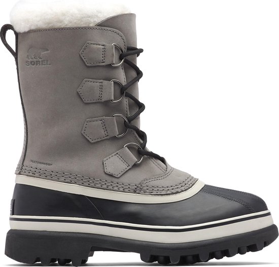 Sorel Caribou WP Dames Winterboots - Shale, Stone - Maat 37 | bol.com