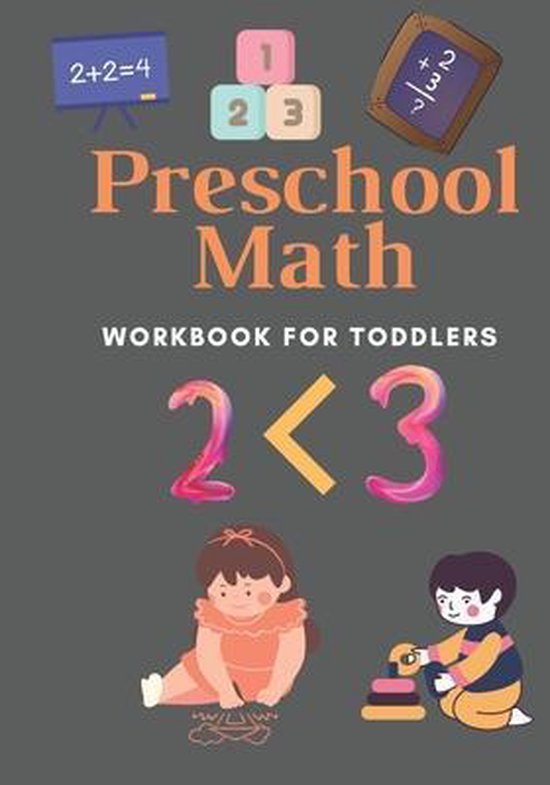 Preschool Math Workbook For Toddlers - cover