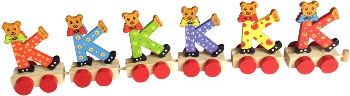Lettertrein K | * totale trein pas vanaf 3, diverse, wagonnetjes bestellen aub
