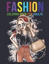 Fashion coloring book for adults