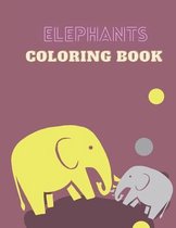 Elephants Coloring Book