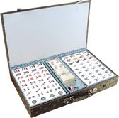 MAH JONG WITH EUREA STONES (31x22x16 MM) PACKED IN PADDED CASE INCLUDING RULES OF THE GAME