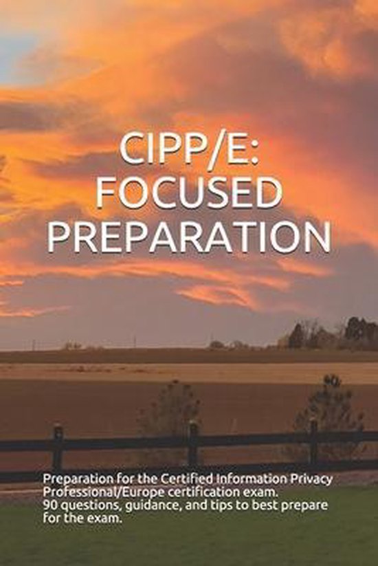 Focused Preparation- Cipp/E - cover