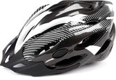 mirage fietshelm 58-62 carbon zwart/wit
