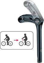 SATORI EZ3 QUILL STUURPEN Ø25.4/230MM MAT ZWART