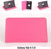 Samsung Galaxy Tab 4 10.1 Draaibare tablethoes Roze voor bescherming van tablet- 8719273119358