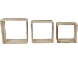 Wandboxen - 3 Delig - Hout