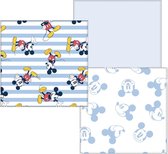 Disney Mickey pack 3 muslin towelettes
