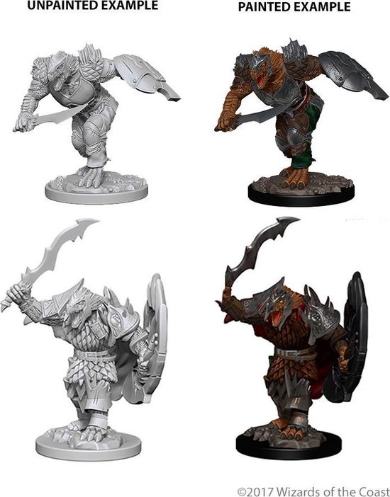 Dungeons and Dragons: Miniatures - combattant mâle Dragon