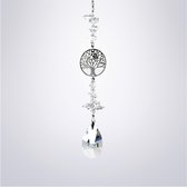 Raamhanger Suncatcher tree of life made with crystal from Swarovski