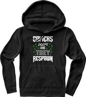 Gamers don't die hoodie Heren / Dames Groen – Gamer hoodie met capuchon – Perfect sweater cadeau - Console hoodie Cadeau - Maat XL