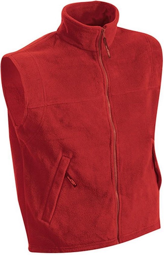 James and Nicholson Unisex Vlies Vest (Rood)