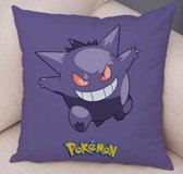 Pokemon kussenhoes - Gengar - sierkussenhoes - 45 x 45 cm