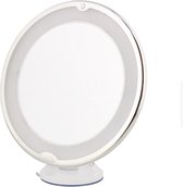 Make up spiegel met verlichtiging - make up - Led verlichting - Spiegel led - vergroot 5 keer - 1 pak wattenschijfjes