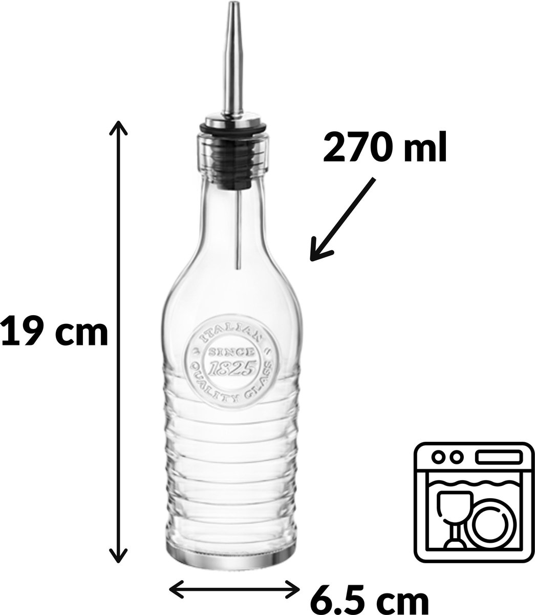Olieflessen - Olie Fles - 1L - Olijfolie Opslag Kan - RVS - Olijfolie