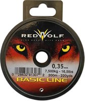 Vislijn - 0,35 mm - 200 mtr - redwolf - Nylon - Allround