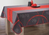 Tafelkleed anti-vlek Astral rouge rond 160 cm Tafellaken - Decoratieve Tafel Accessoires - Woonkamer Decoratie - Bonne et Plus®