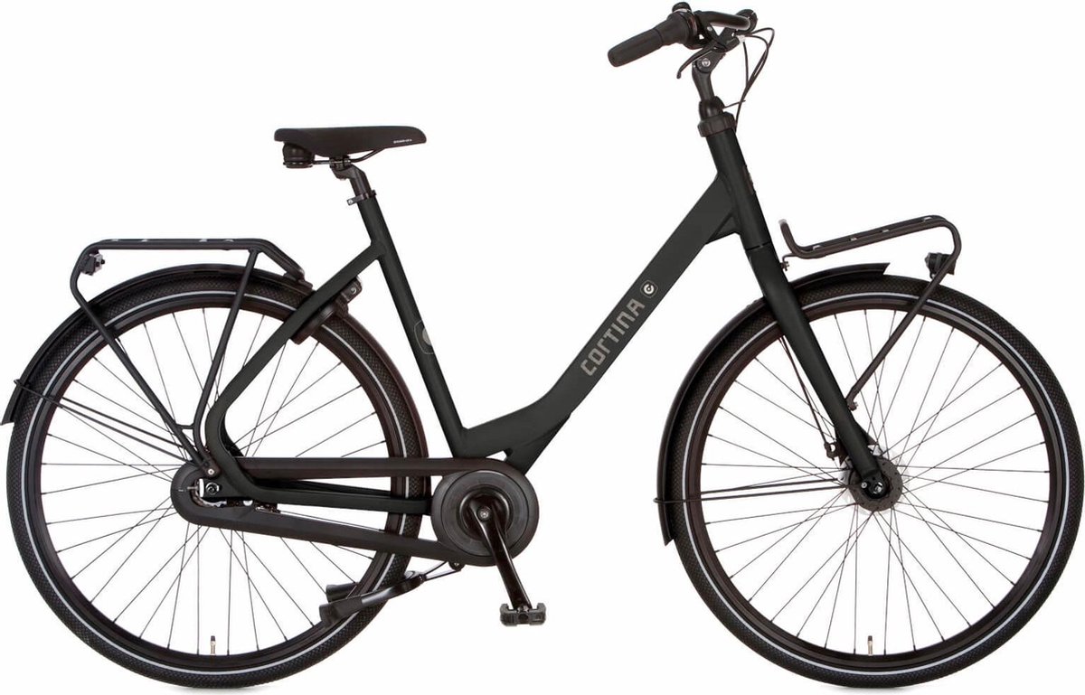 Cortina Common Transportfiets 28 inch 50cm Jet Black Matt 7v