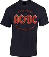 AC/DC Heren Tshirt -XL- Dirty Deeds Zwart