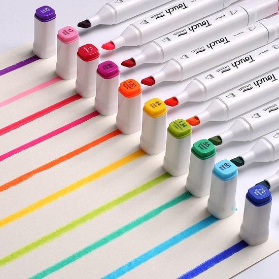 Stiften voor volwassenen - stiften kinderen - brush pennen - 80 stuks - markers - twinmarkers - alcohol stiften - aqua markers - GGGOODS