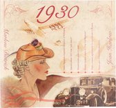 Historische verjaardag CD kaart 1930 - verjaardagskaart met muziek uit 1930